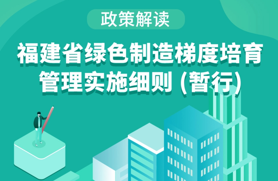 图解《福建省绿色制造梯度培育管理实施细则 （暂行）》